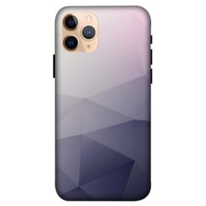 Violet Triangle Art iPhone 11 Pro Back Cover