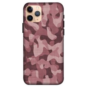 Rosy-Brown Camouflage iPhone 11 Pro Back Cover