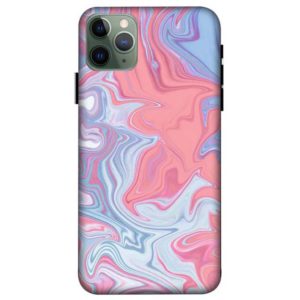 Light Pink Liquid Marble iPhone 11 Pro Max Back Cover