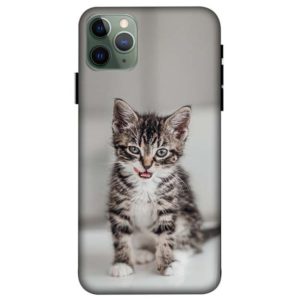 Lip Licking Kitten iPhone 11 Pro Max Back Cover