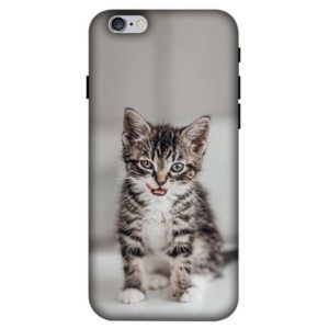 Lip Licking Kitten iPhone 6 / 6s Back Cover