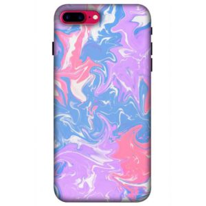 Liquid Pink & Blue Marble iPhone 7 plus Back Cover