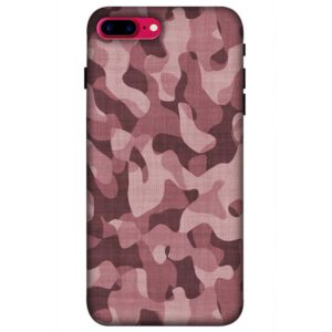 Rosy-Brown Camouflage iPhone 7 plus Back Cover
