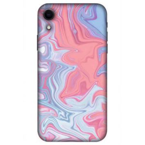 Light Pink Liquid Marble iPhone XR Back Cover