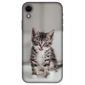 Lip Licking Kitten iPhone XR Back Cover