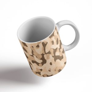 Bisque Camouflage Ceramic Mug