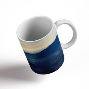 Blue Landscape Ceramic Mug