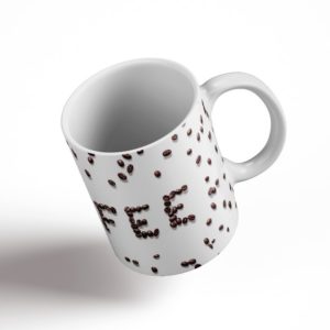 Coffee With Beans Ceramic Mug