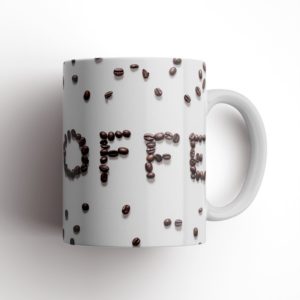 Coffee With Beans Ceramic Mug