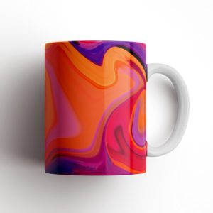 Colorful Foam Marble Ceramic Mug