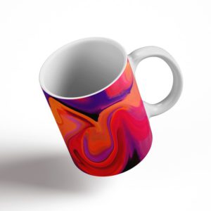 Colorful Foam Marble Ceramic Mug