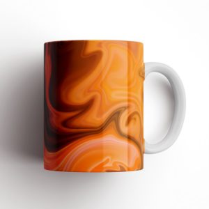 Golden Fudge Marble Ceramic Mug