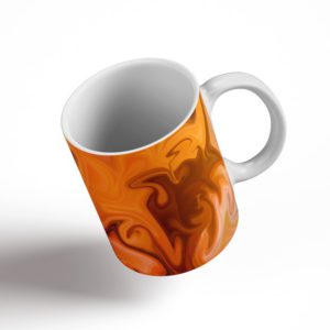 Golden Fudge Marble Ceramic Mug