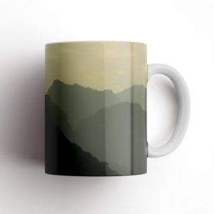 Greenish Landscape Ceramic Mug