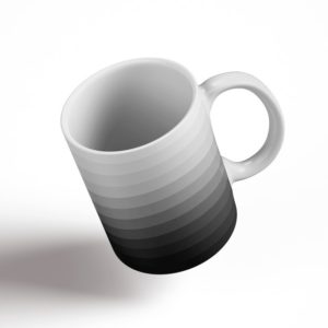 Shades Of Gray Ceramic Mug