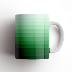 Shades Of Green Ceramic Mug