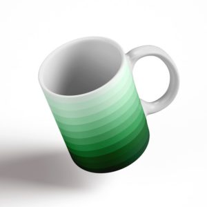 Shades Of Green Ceramic Mug