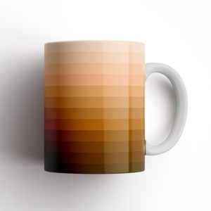 Shades Of Orange Ceramic Mug