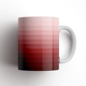 Shades Of Red Ceramic Mug