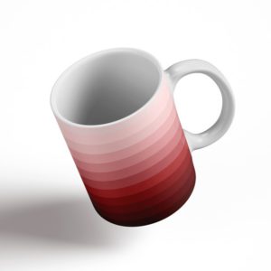 Shades Of Red Ceramic Mug